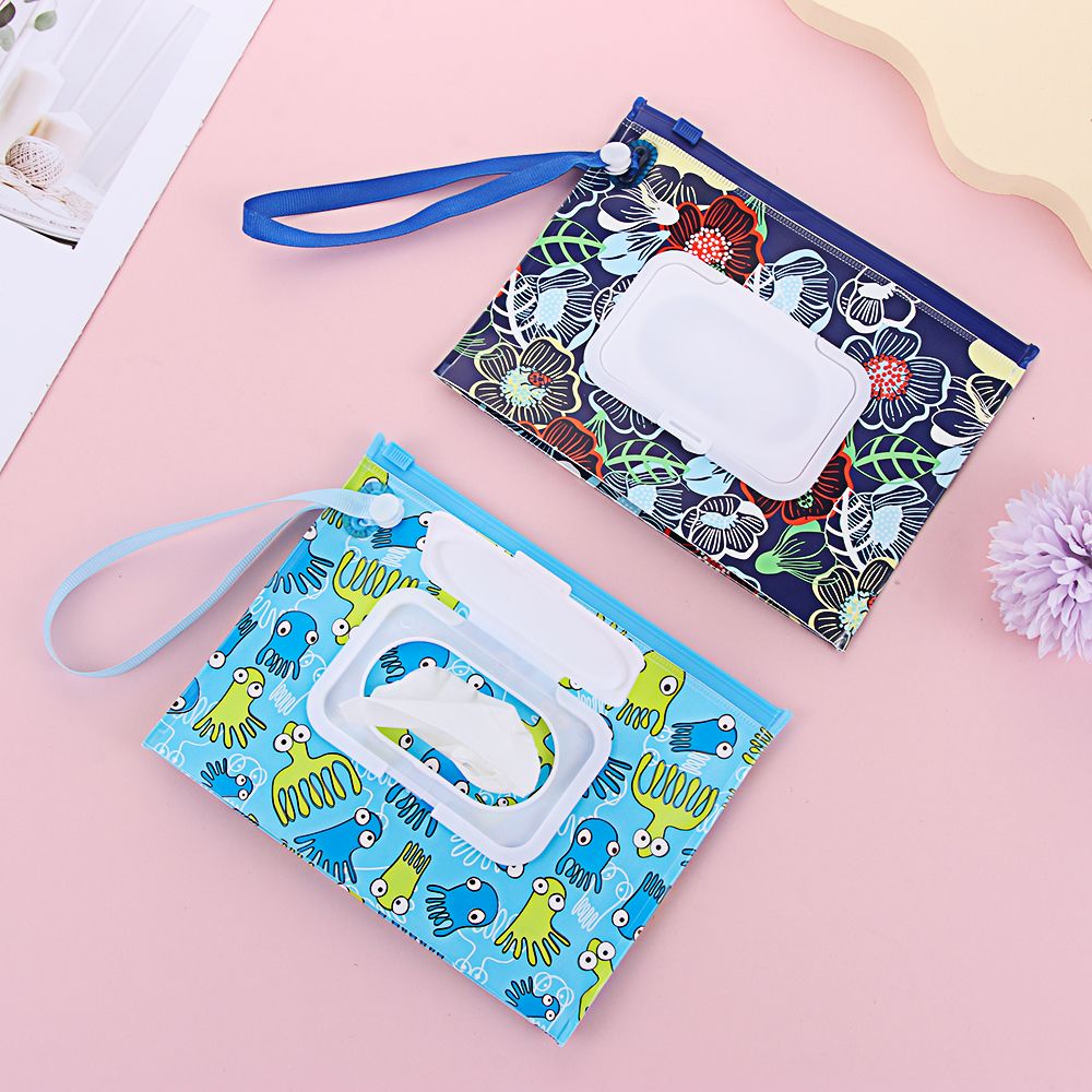 Baby Products Carry Bag - 휴대용 물티슈 백 플립 커버 티슈
