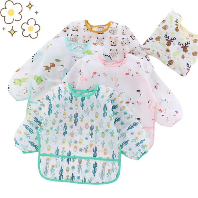 Silicone Baby Bibs - 아기 실리콘 만화 턱받이 0-6 년