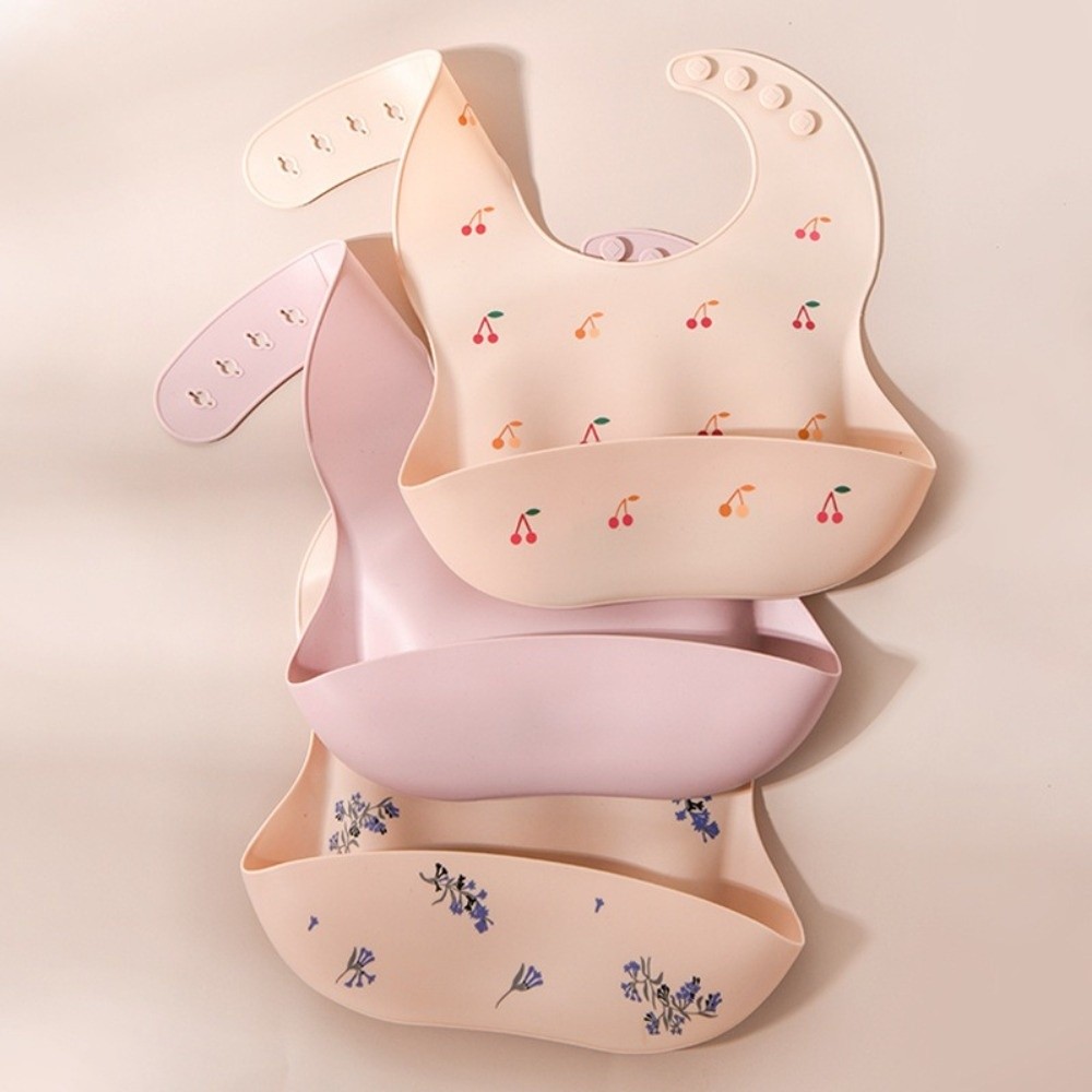Silicone Baby Bibs - 새로운 실리콘 아기 식사용 턱받이 조절
