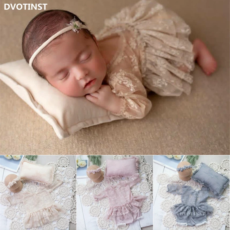 Baby Products Manufacturers - 아기 소녀 레이스 의상 Bodysuit 머리띠