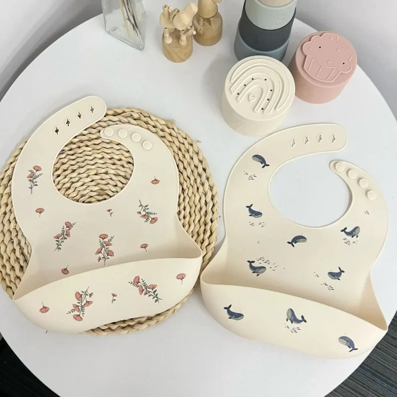 귀여운 먹이 턱받이, 음식 턱받이, 고래 만화 식품 등 - Silicone Baby Bibs 리뷰 및 가격