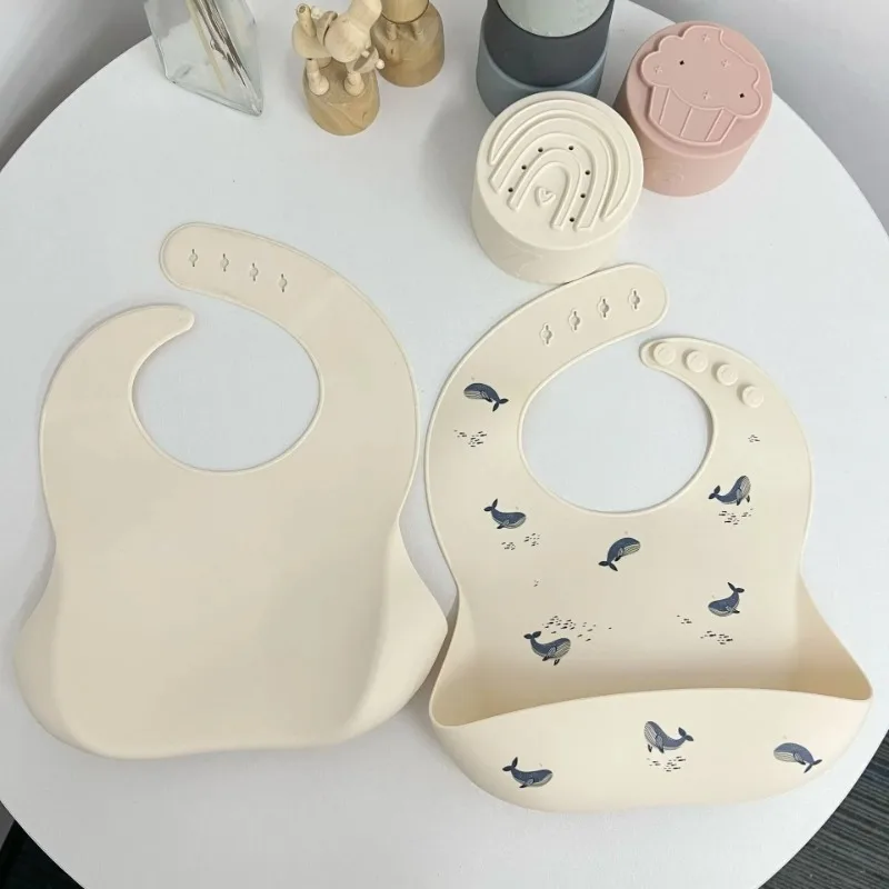 귀여운 먹이 턱받이, 음식 턱받이, 고래 만화 식품 등 - Silicone Baby Bibs 리뷰 및 가격