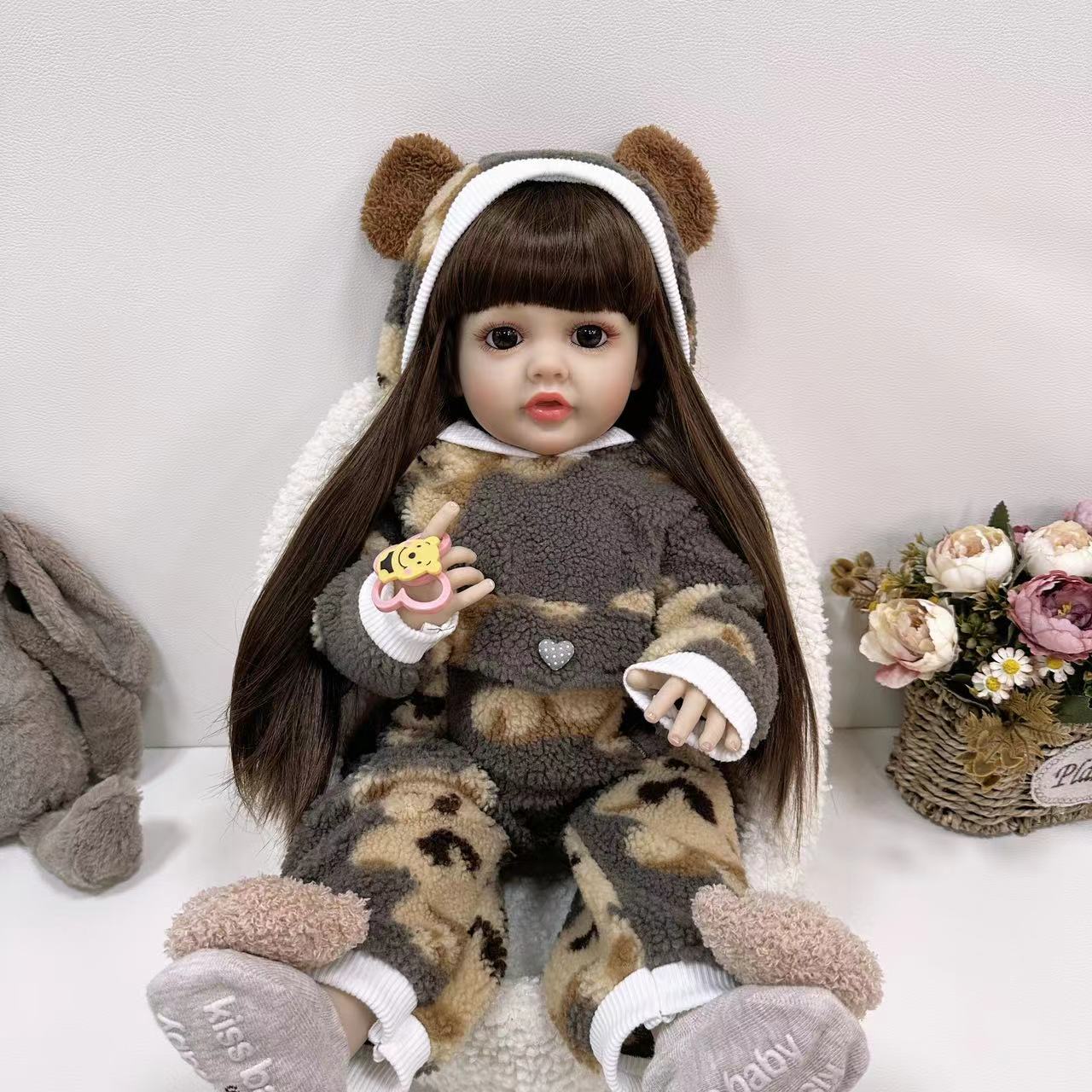 코켈라 55cm 리얼리틱 실리콘 신생아 리본 베이비 돌 - Baby Products Newborn 리뷰 및 가격