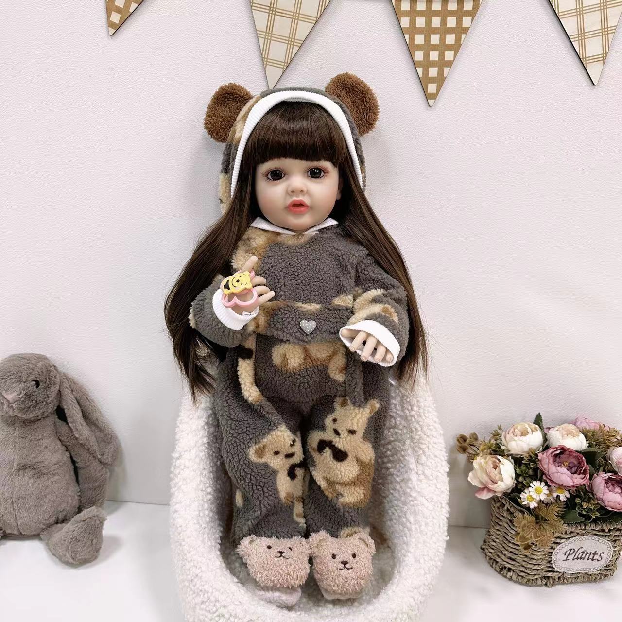 코켈라 55cm 리얼리틱 실리콘 신생아 리본 베이비 돌 - Baby Products Newborn 리뷰 및 가격