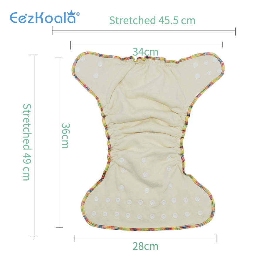 EezKoala 친환경 OS 하이브리드 장착 천 기저귀 - Baby Products Organic 리뷰 및 가격