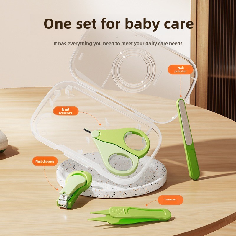 4 Pcs 작은 베이비 케어 안티 클램핑 손톱깎이 세트 - Baby Products Essentials 리뷰 및 가격