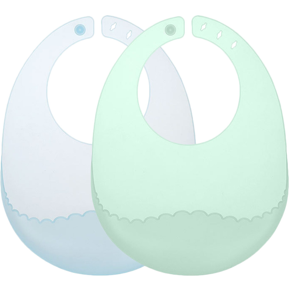 아기 유아 수유용 실리콘 턱받이 2개, 침받이, 조절  - Silicone Baby Bibs 리뷰 및 가격