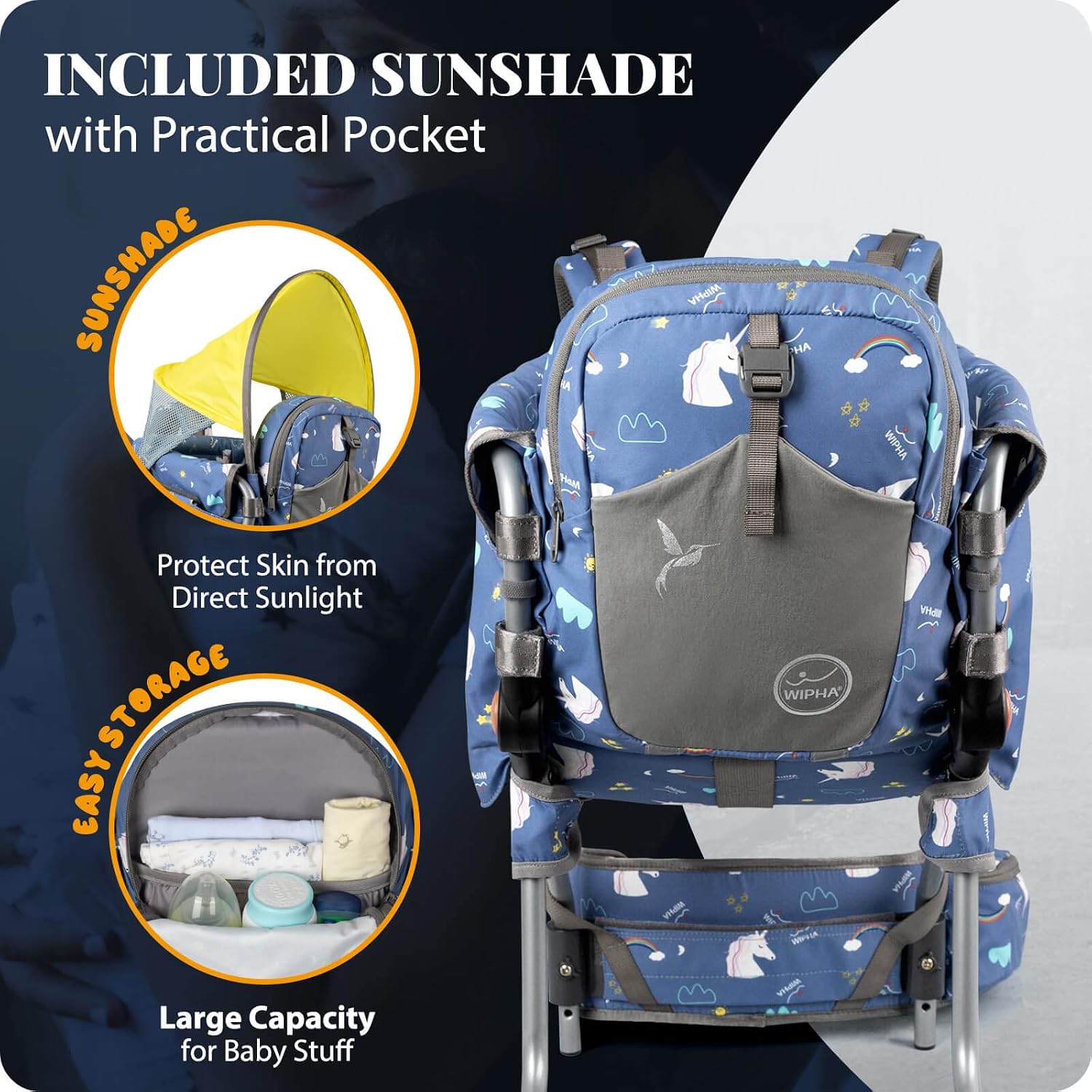 초경량 아기 배낭 캐리어, 안전 시트가 있는 유아용 하 - Ergonomic Baby Carrier 리뷰 및 가격
