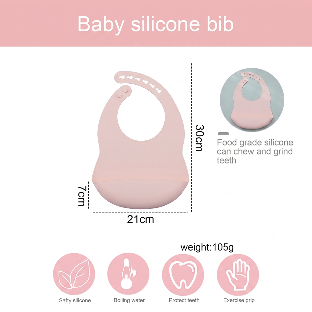 식사용 아기 턱받이 방수 실리콘 아기 턱받이 옷을 깨끗 - Silicone Baby Bibs 리뷰 및 가격
