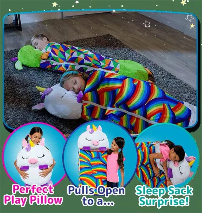 어린이 만화 동물 수면 가방 베개 포함 편안한 플러시  - Baby Sleep Sack 리뷰 및 가격