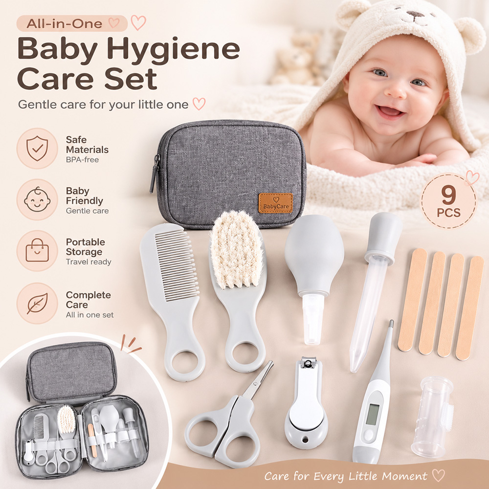 아기 미용 세트 9종 신생아 케어 세트 (손톱깎이, 헤 - Baby Products Essentials 리뷰 및 가격