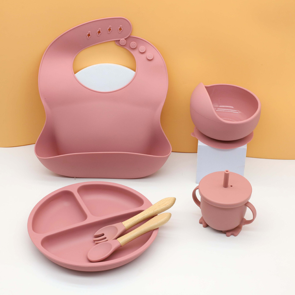 뜨거운 아기 음식 식기 세트, 턱받이 그릇, 저녁 식사 - Silicone Baby Bibs 리뷰 및 가격