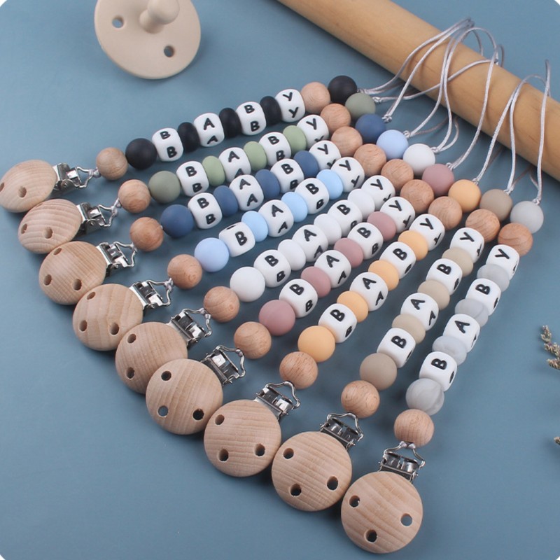 이름 맞춤형 실리콘 젖꼭지 체인 아기 치아발육기 젖꼭지 - Baby Products In 리뷰 및 가격
