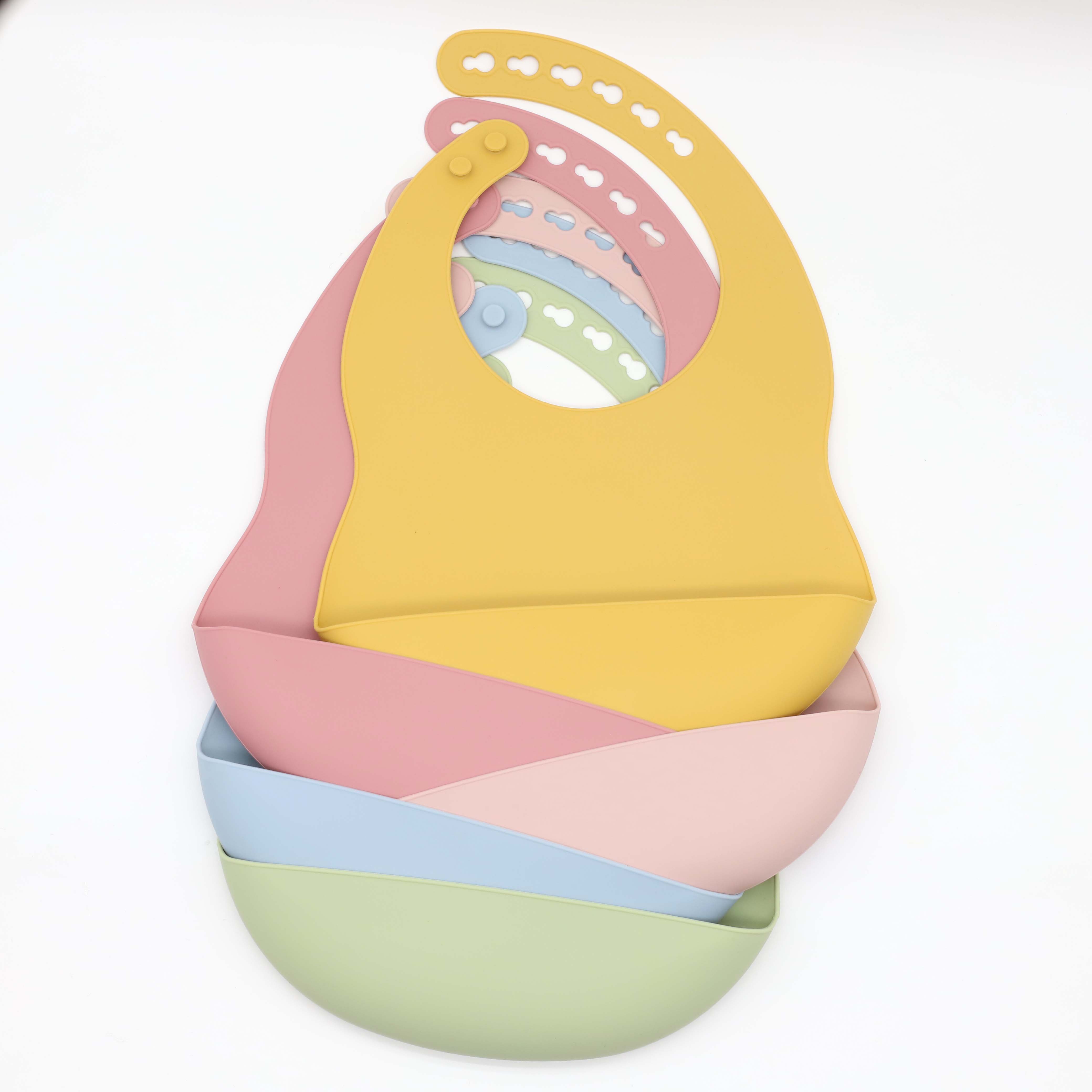 조절 가능한 버튼이 있는 새로운 아기용 실리콘 턱받이, - Silicone Baby Bibs 리뷰 및 가격