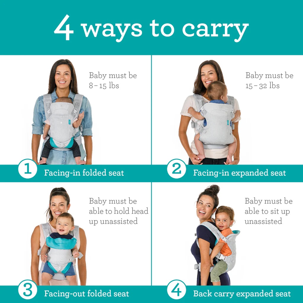 고급 4-in-1 베이비 캐리어 스트랩 다기능 컨버터블 - Ergonomic Baby Carrier 리뷰 및 가격