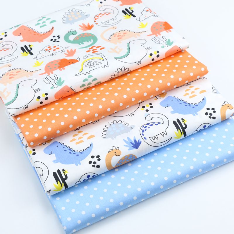 공룡 도트 100% 면 능직 원단, 패치워크 천, 아기 - Baby Products Organic 리뷰 및 가격